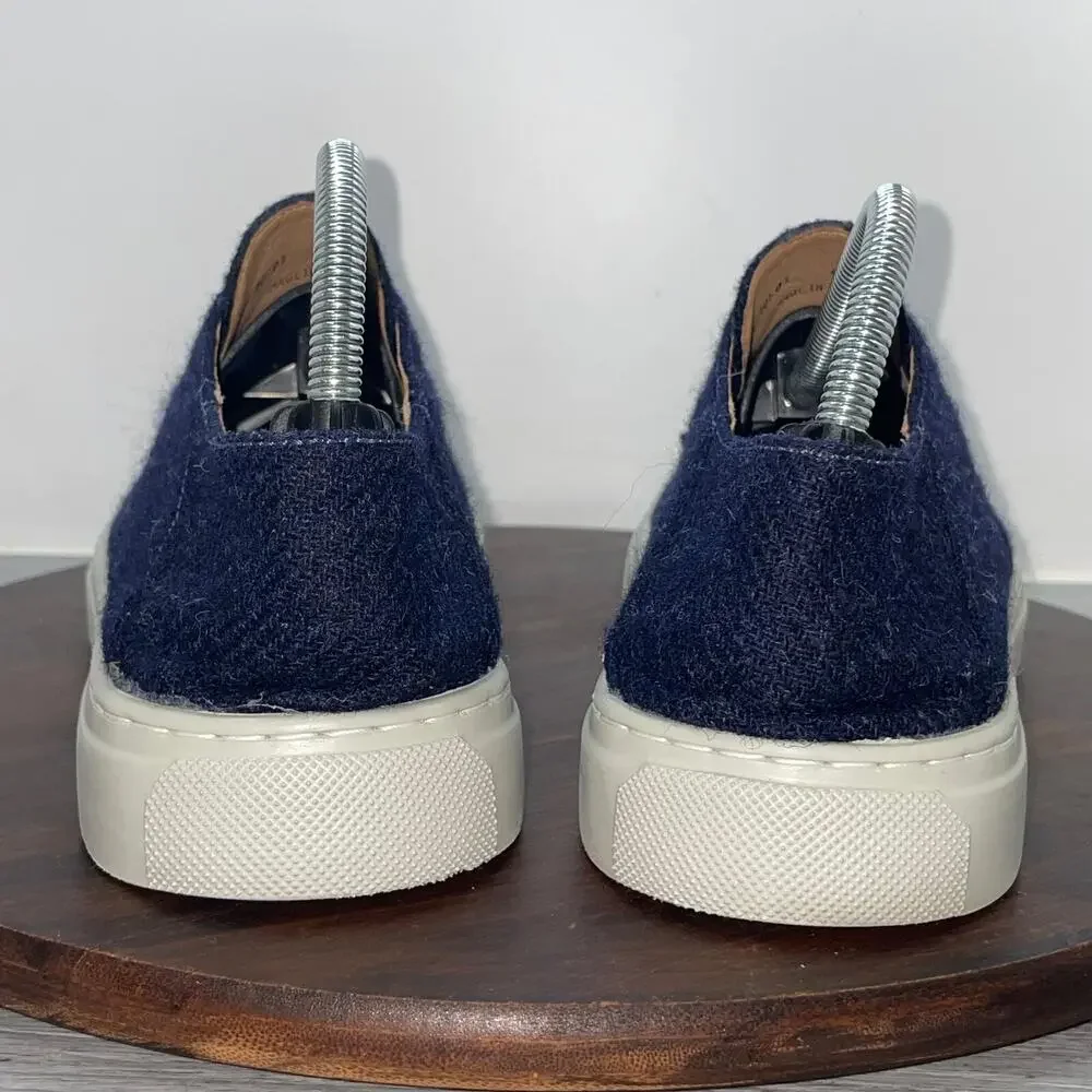Peter Millar Mountainside Shetland Wool Slip On Shoes Navy MF20F01 Men's Size 8M